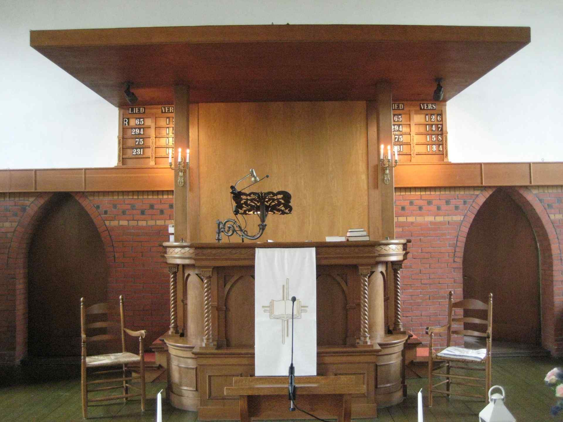 Preekstoel in Remonstrantse Kerk, Lochem