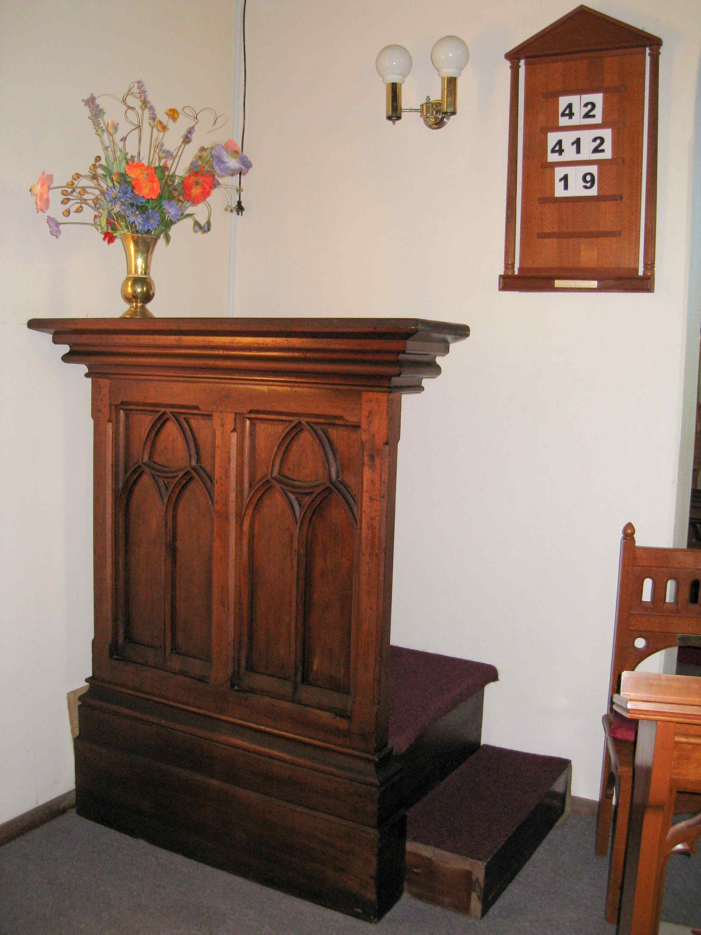 Preekstoel in Christ Church, Pambula