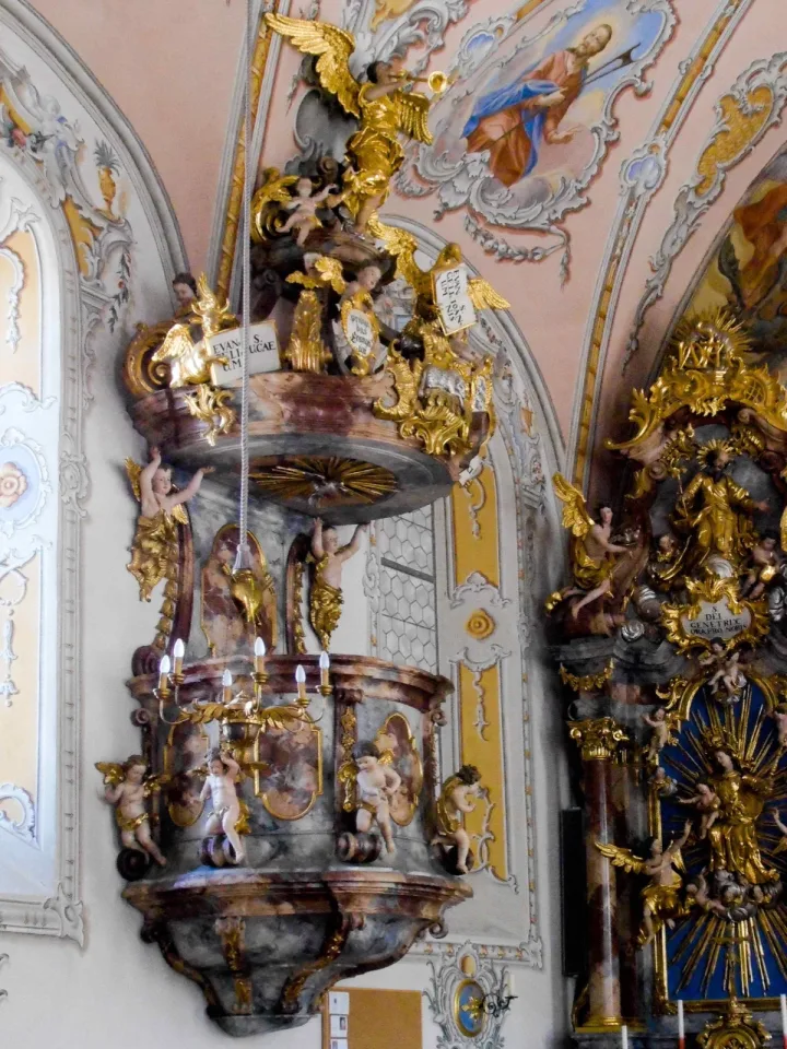 Preekstoel in Pfarrkirche zum hl. Apostel Thomas, Tulfes
