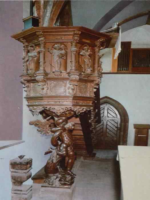 Preekstoel in Klooster Walkenried, Walkenried (Harz)