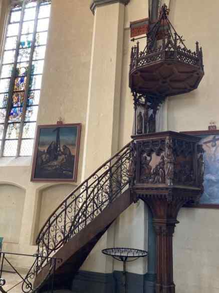 Pulpit at Simon en Judas Thadeus, Ootmarsum