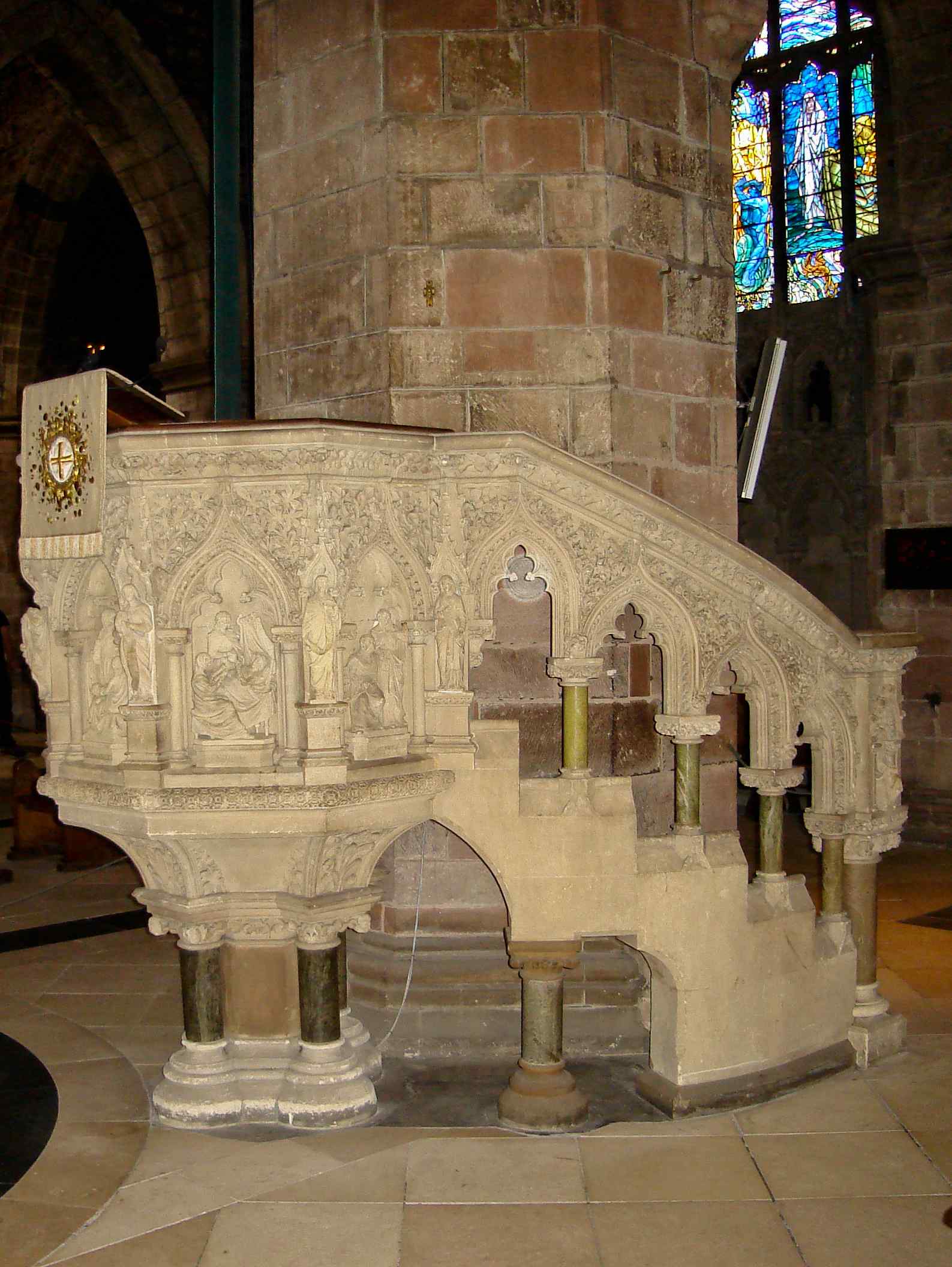 Pulpit at St Giles Cathedral, Edinburgh