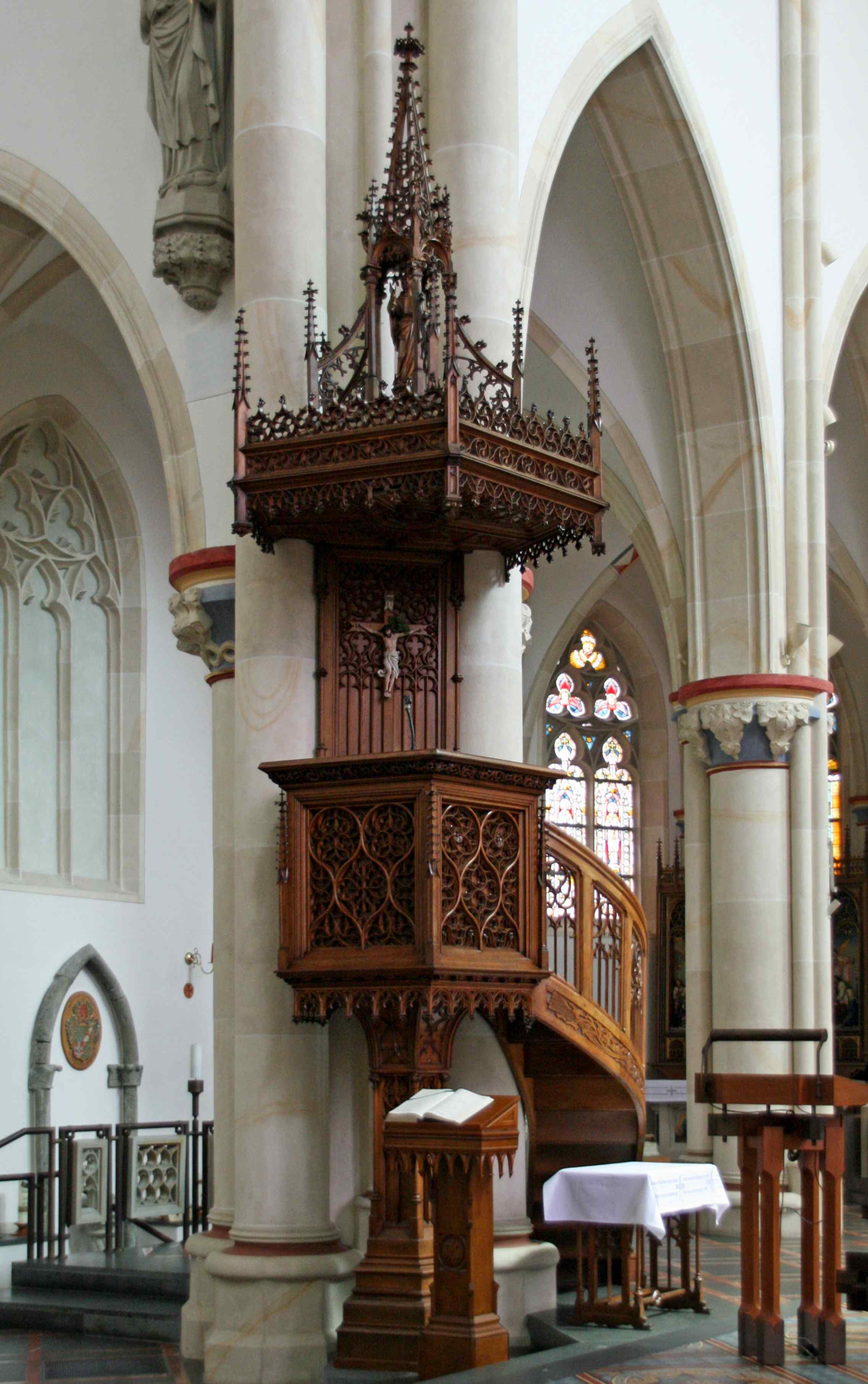 Pulpit at Wallfahrtskirche St Ida, Herzfeld