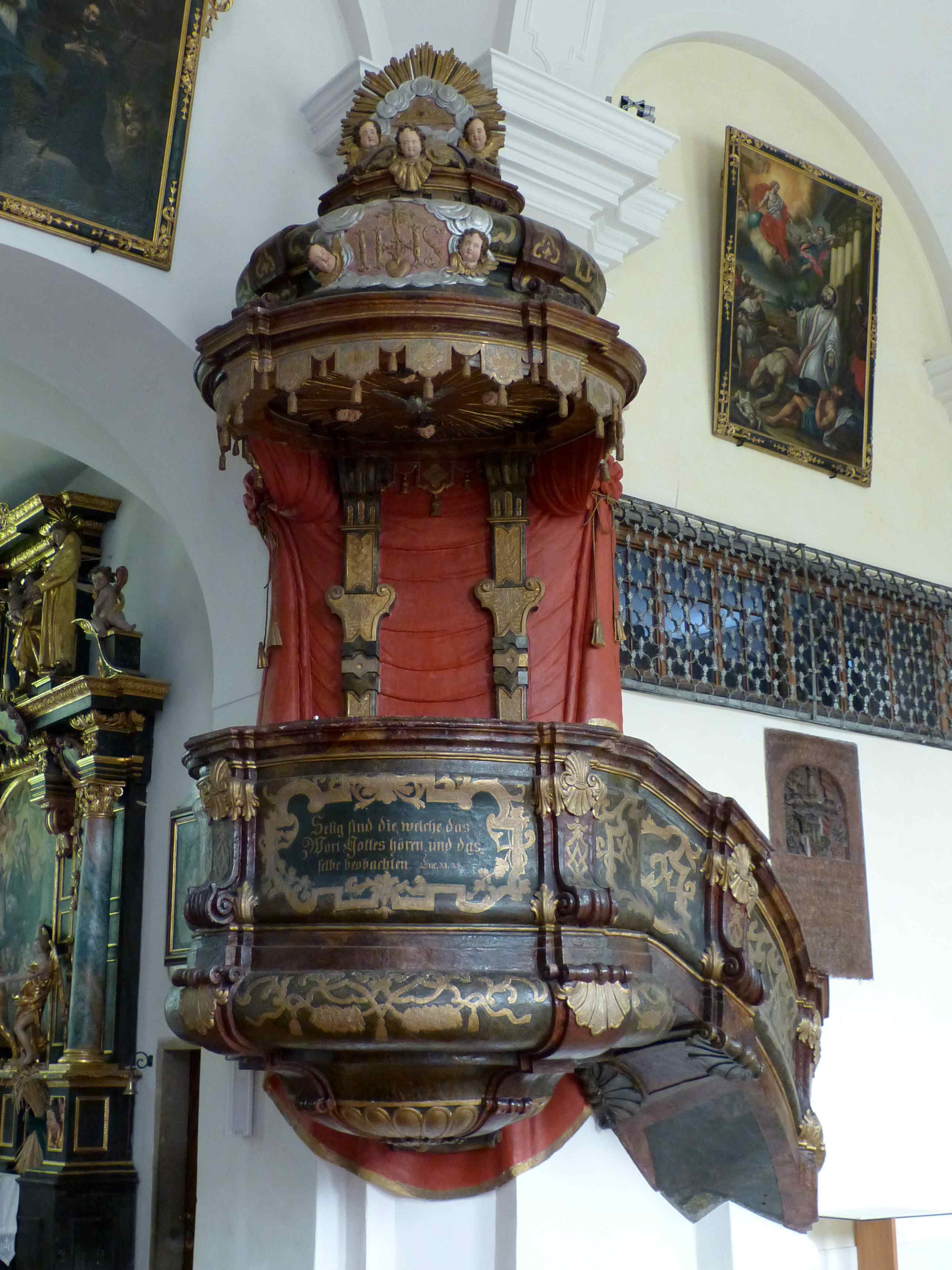 Preekstoel in Pfarrkirche St Peter und Paul, Irdning