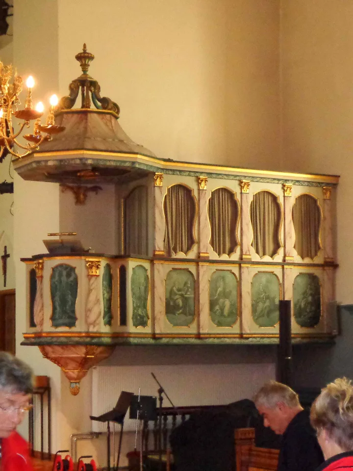 Preekstoel in Var Frue Kirke, Trondheim