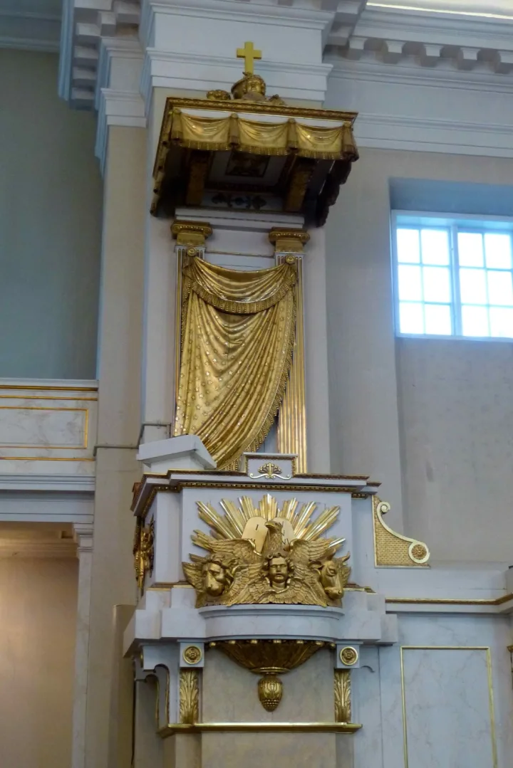 Preekstoel in Gustavi domkyrka, Goteborg