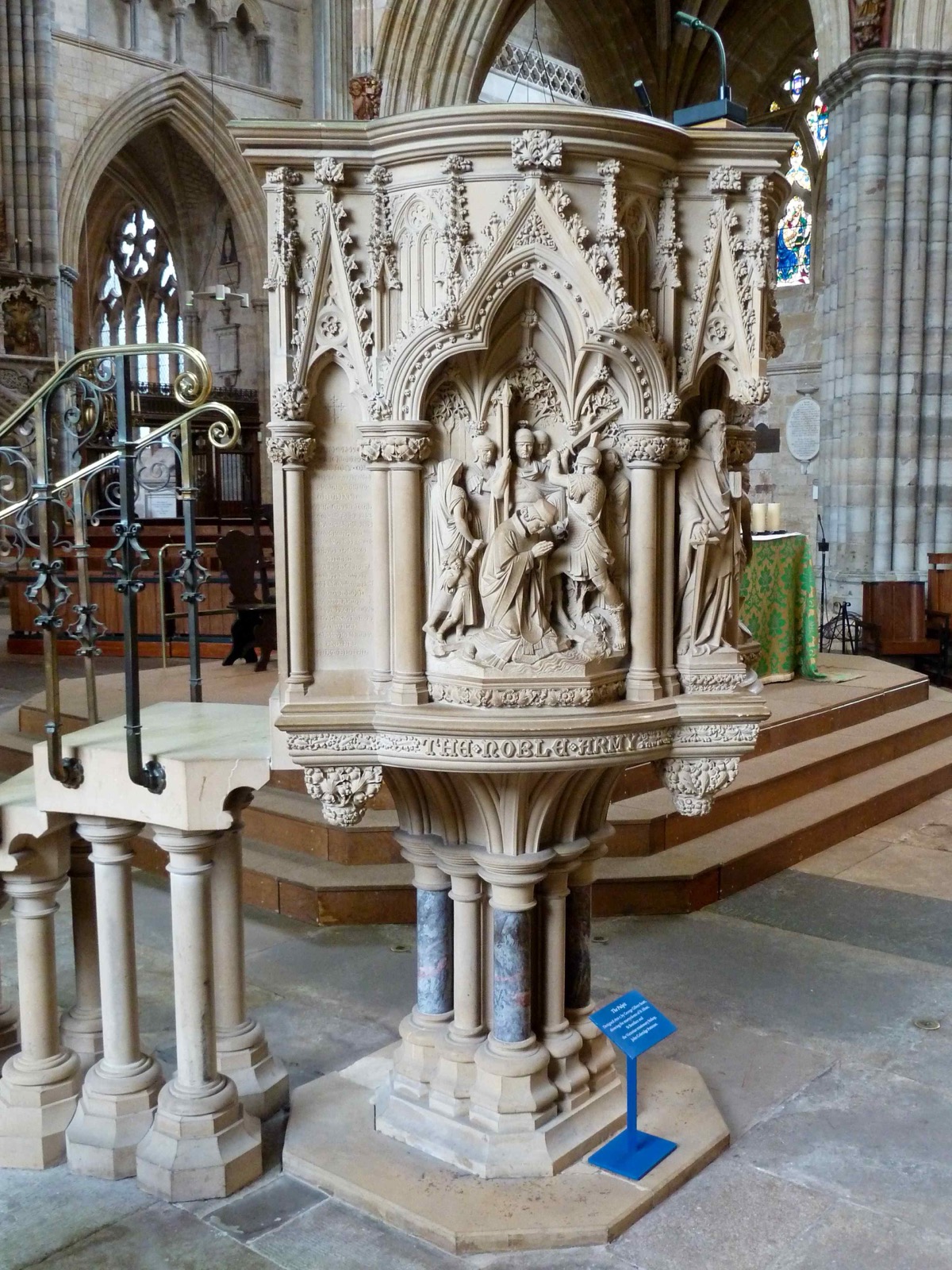 Pulpit at Cathedral, Exeter