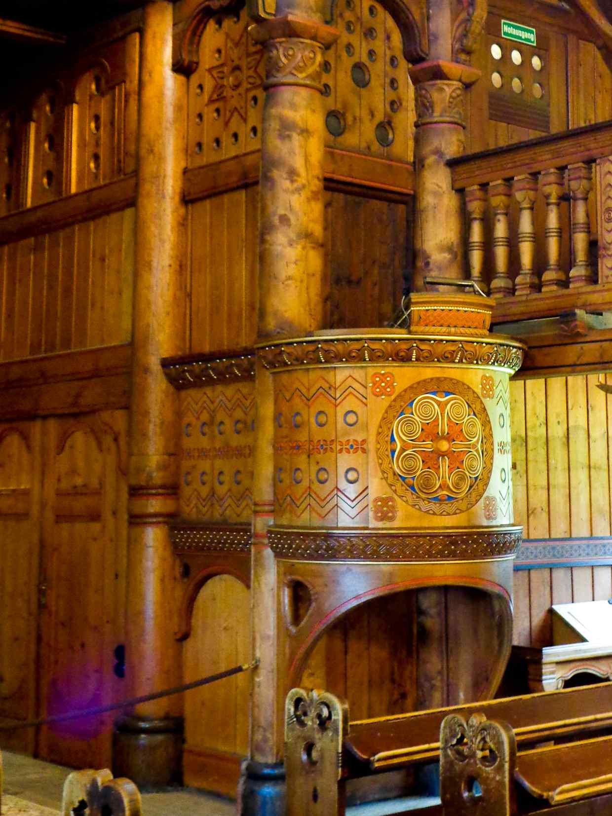 Pulpit at Gustav Adolf Stabkirche, Hahnenklee