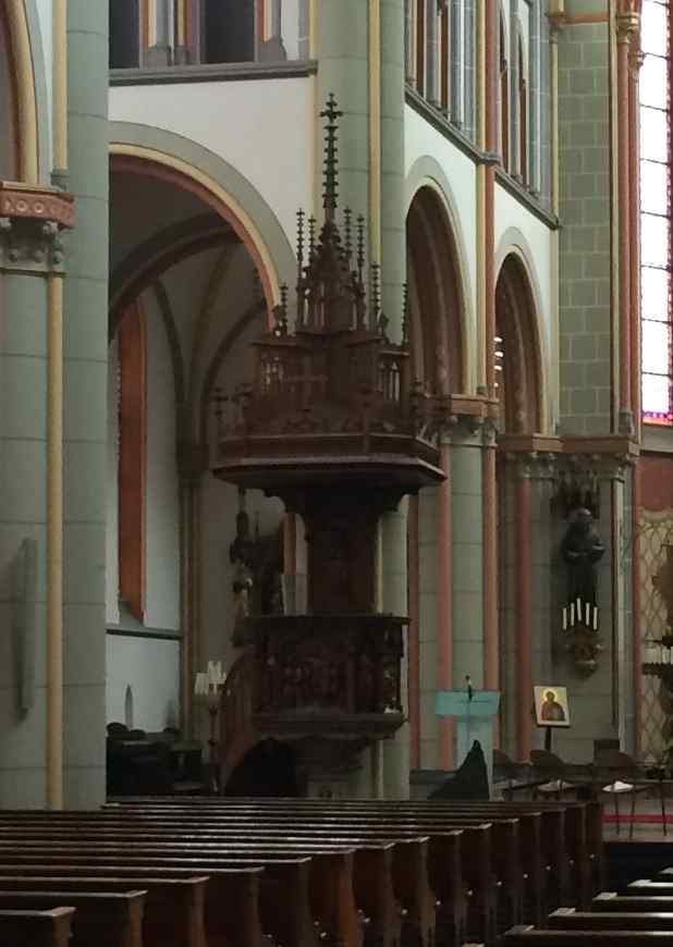 Preekstoel in Sint-Bonaventurakerk, Woerden