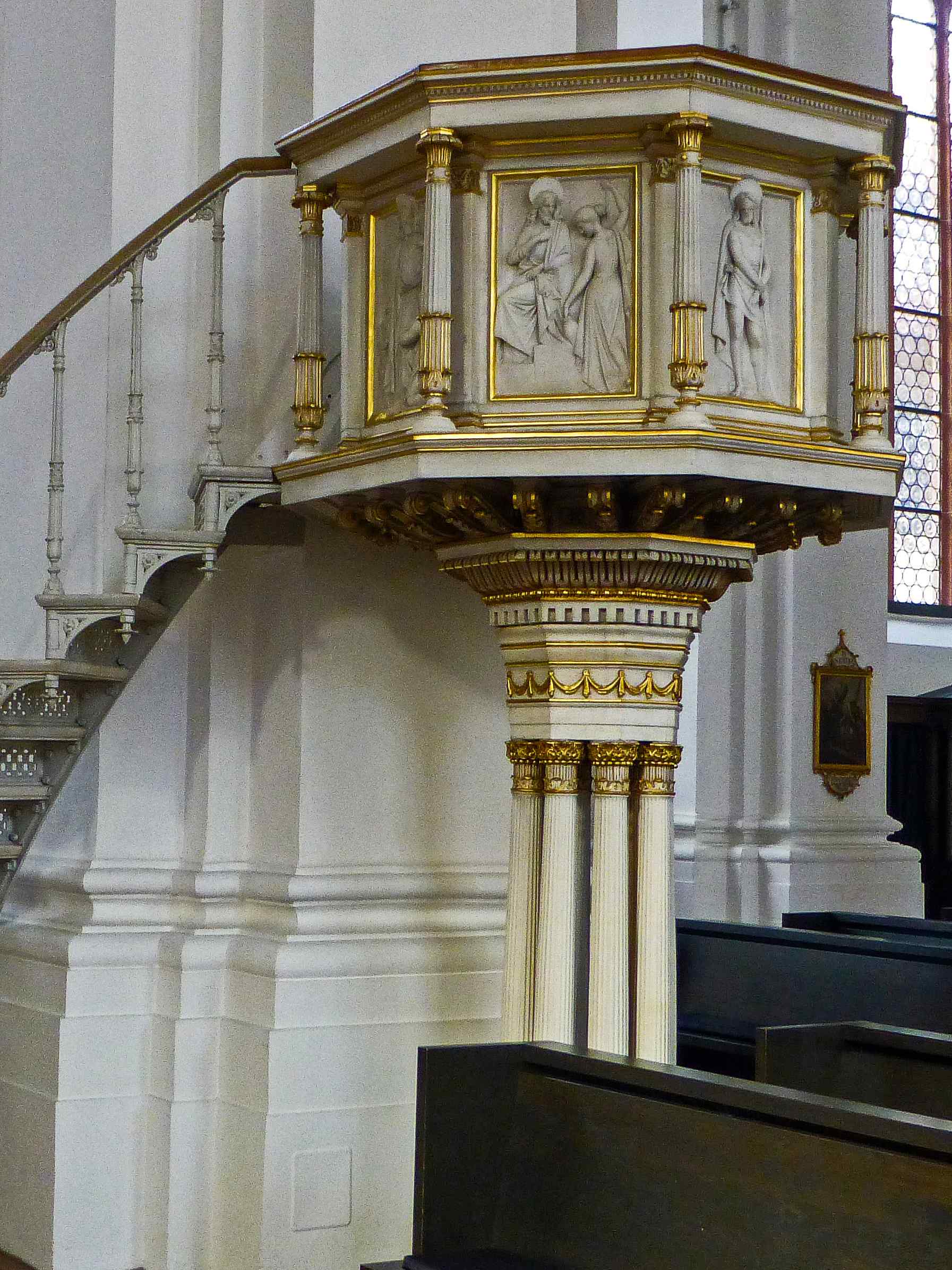 Pulpit at Jesuitenkirche, Heidelberg