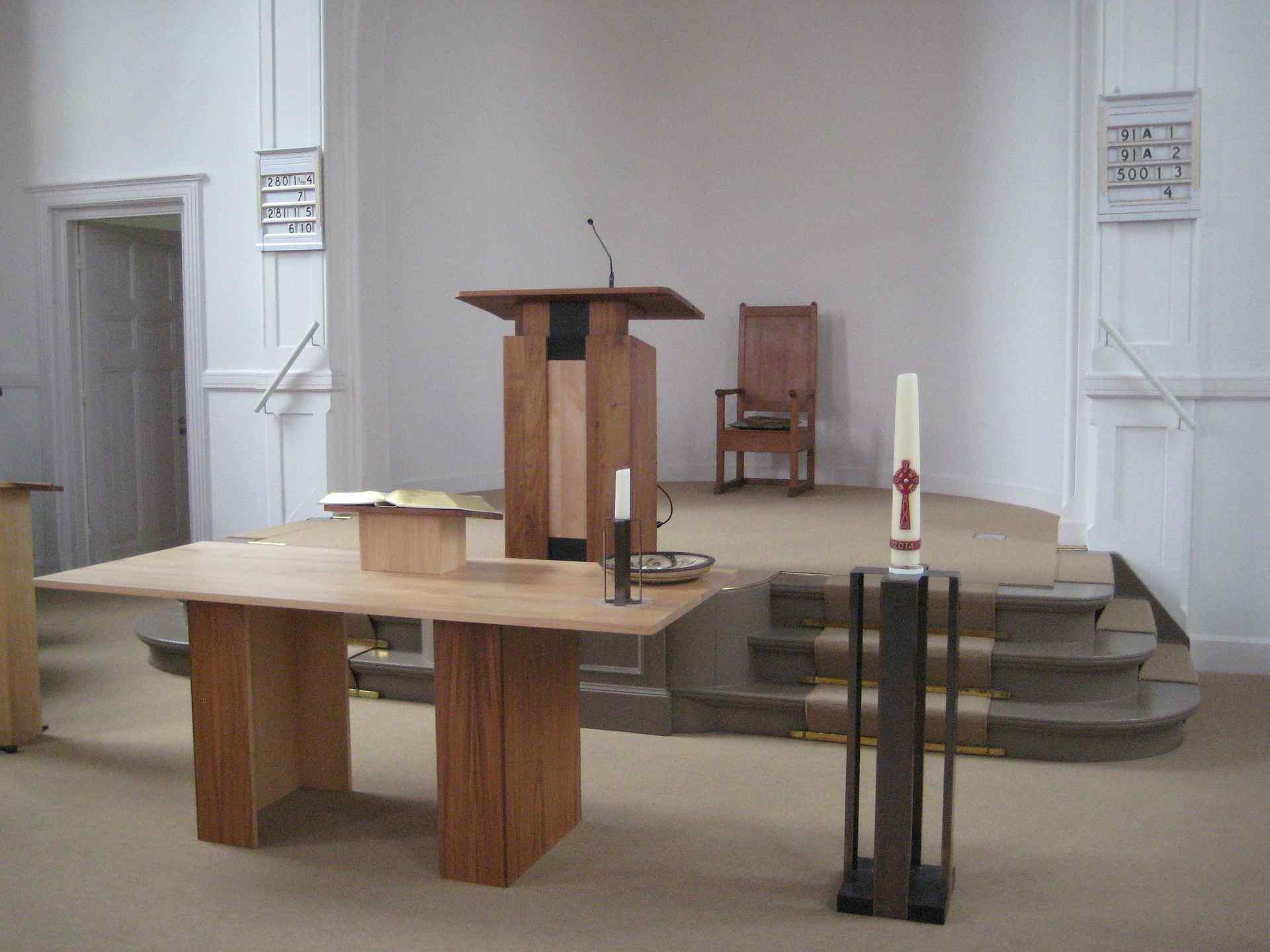 Preekstoel in Remonstrantse Kerk, Oosterbeek