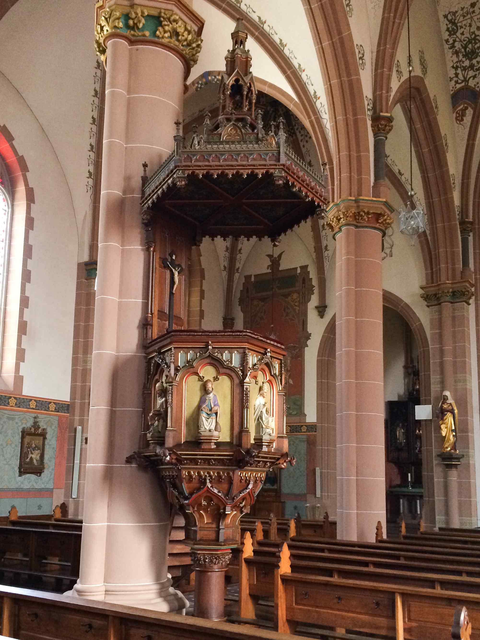 Pulpit at St Martin, Schweich