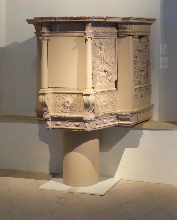 Preekstoel in Martini Kirche, Lemgo