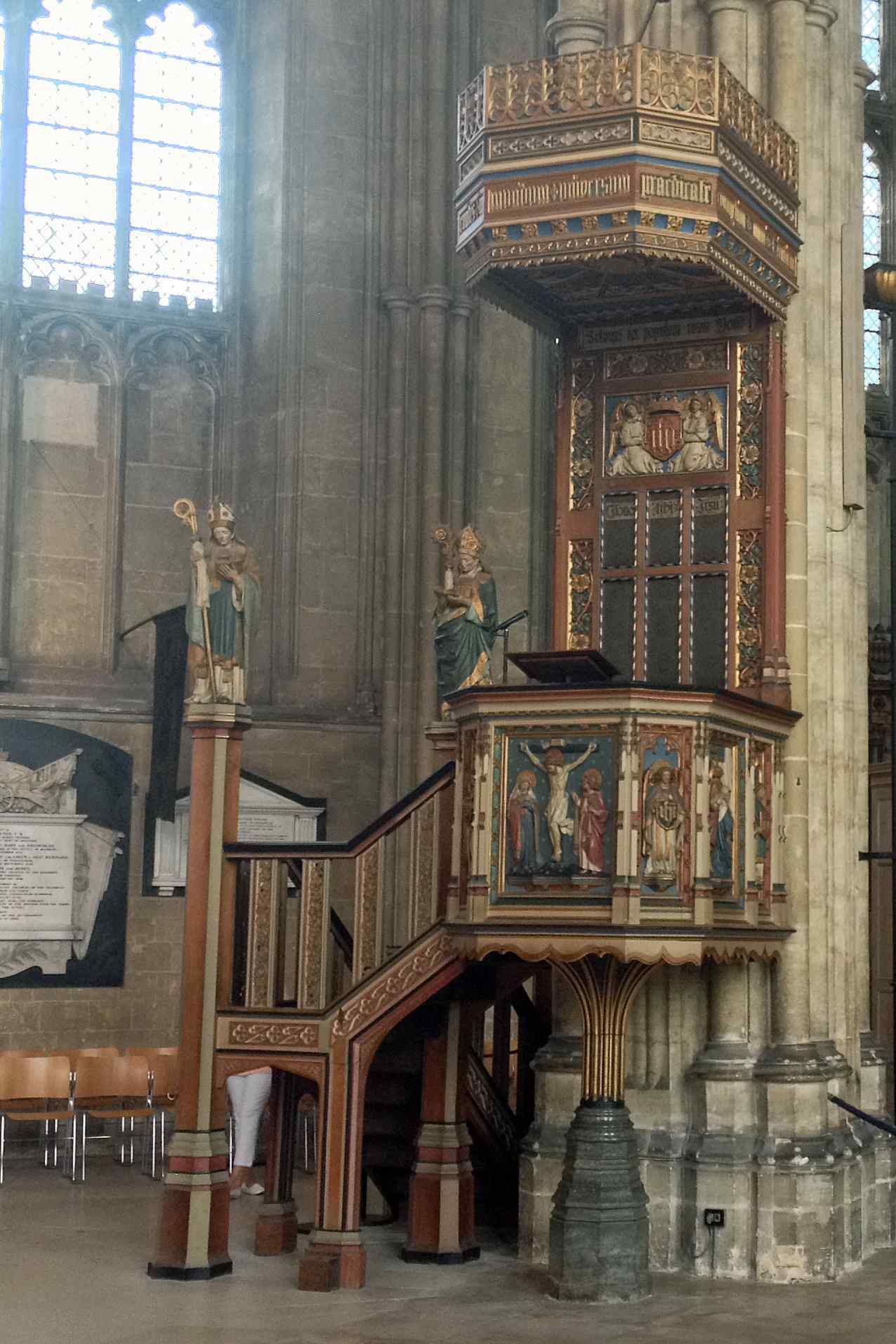 Preekstoel in Cathedral, Canterbury