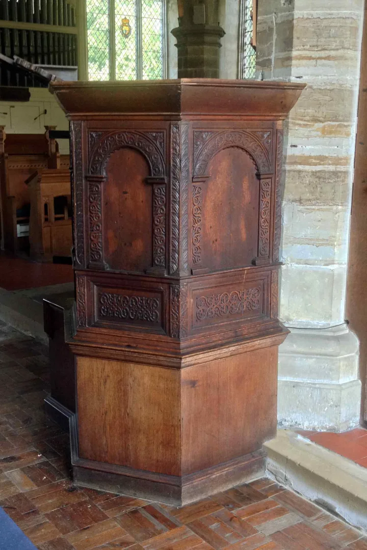 Preekstoel in St Mary the Virgin, Chiddingstone