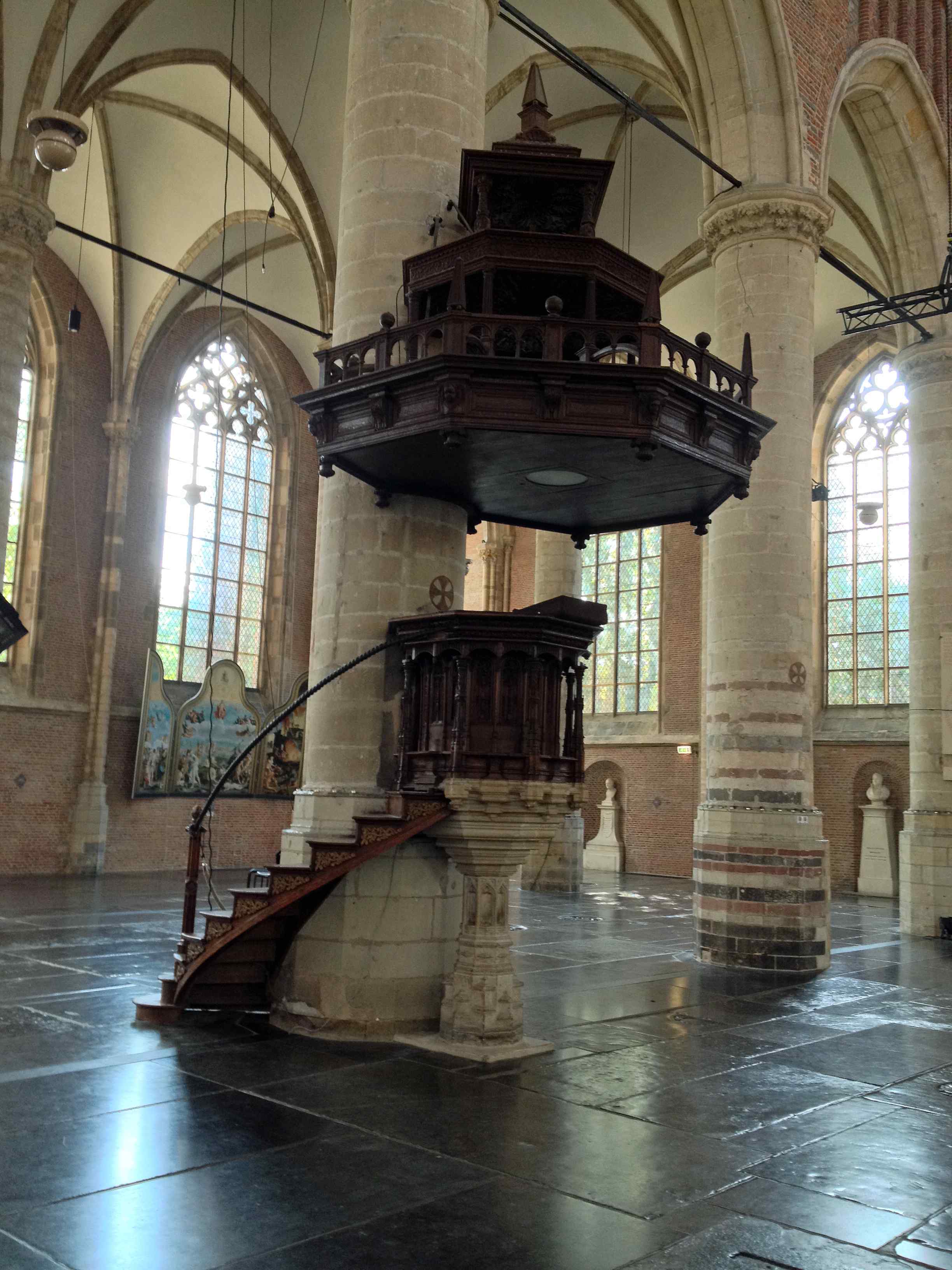 Pulpit at Pieterskerk, Leiden