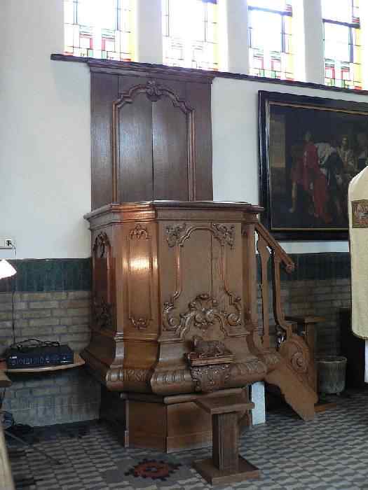 Preekstoel in Oude Katholieke Kerk, Amersfoort
