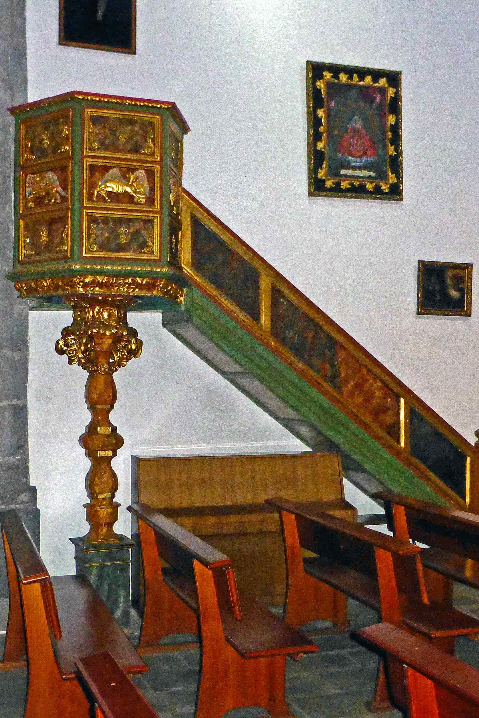 Pulpit at Iglesia de San Francisco, Puerto de la Cruz