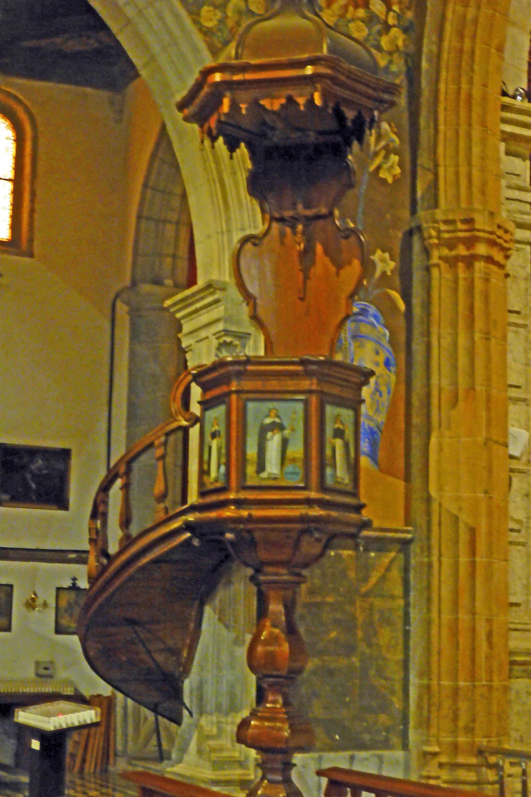 Pulpit at Iglesia de Santo Domingo de Guzman, San Cristobal de la Laguna, Tenerife