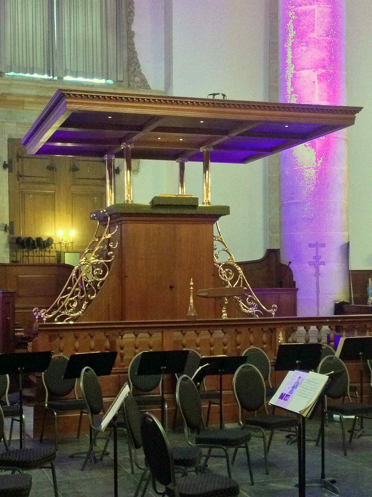 Pulpit at Marekerk, Leiden