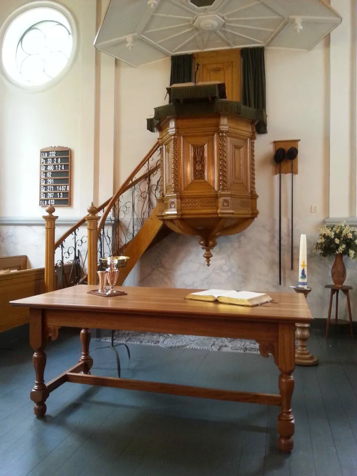 Preekstoel in Hervormde Kerk, Lutjegast