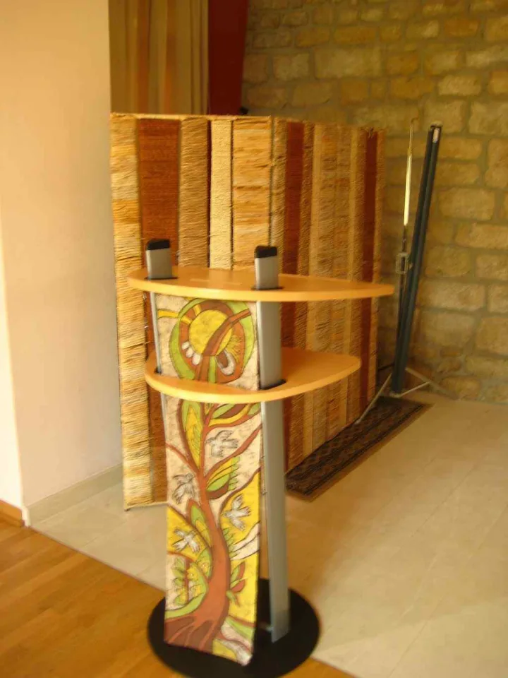 Pulpit at Eglise Evangelique Jesus est Vivant, Luxembourg