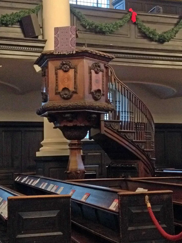 Pulpit at St Martin-in-the-Fields, London