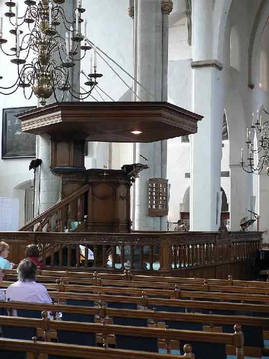 Preekstoel in Sint Joriskerk, Amersfoort