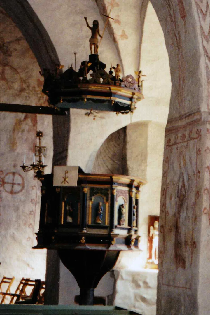 Pulpit at St Mikaels Kyrka, Godby