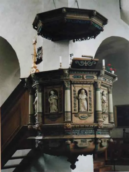Preekstoel in Skälloviks Kyrka, Skällovik