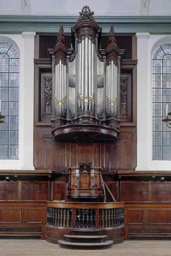 Preekstoel in Singelkerk, Amsterdam