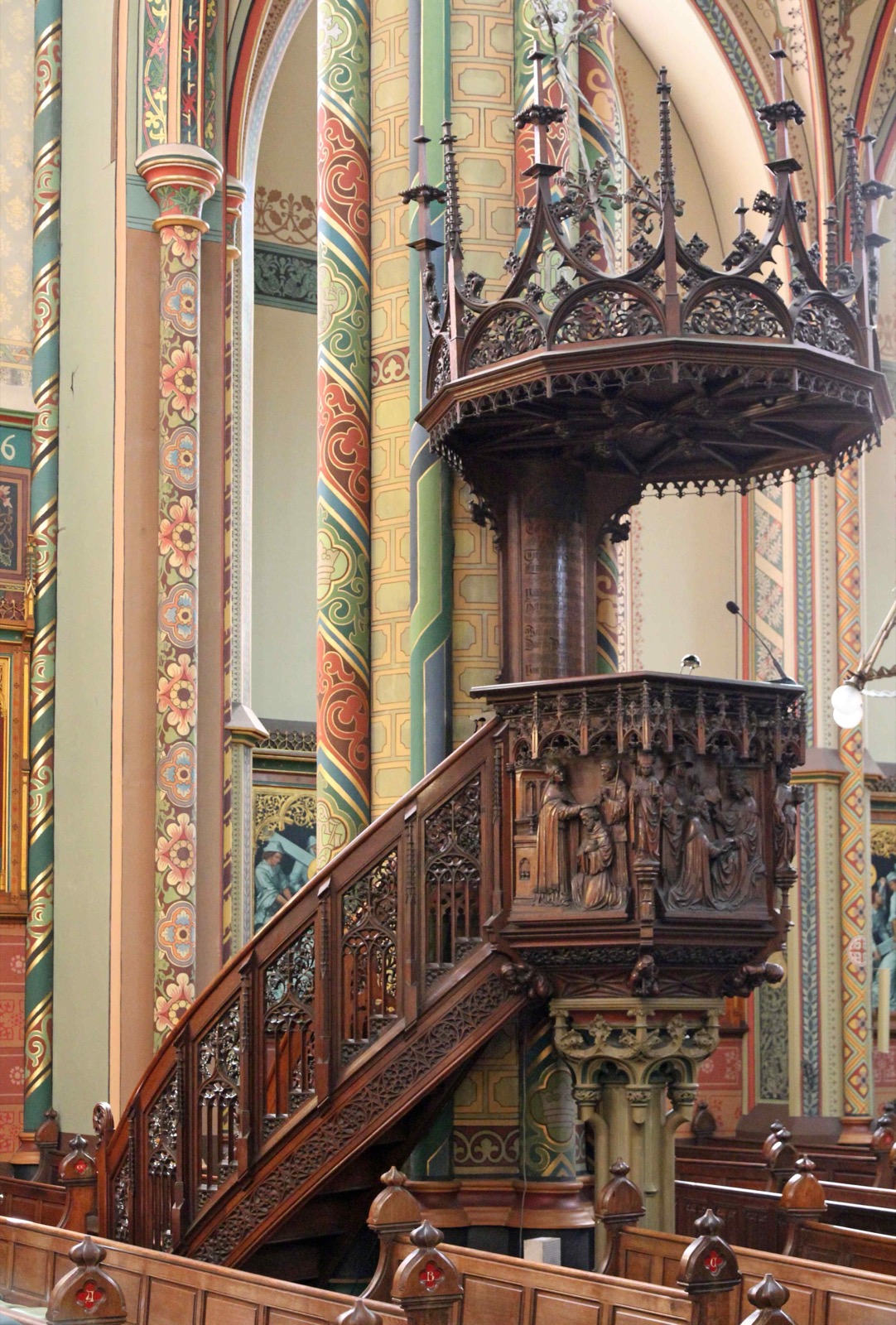 Preekstoel in St Willibrorduskerk, Utrecht
