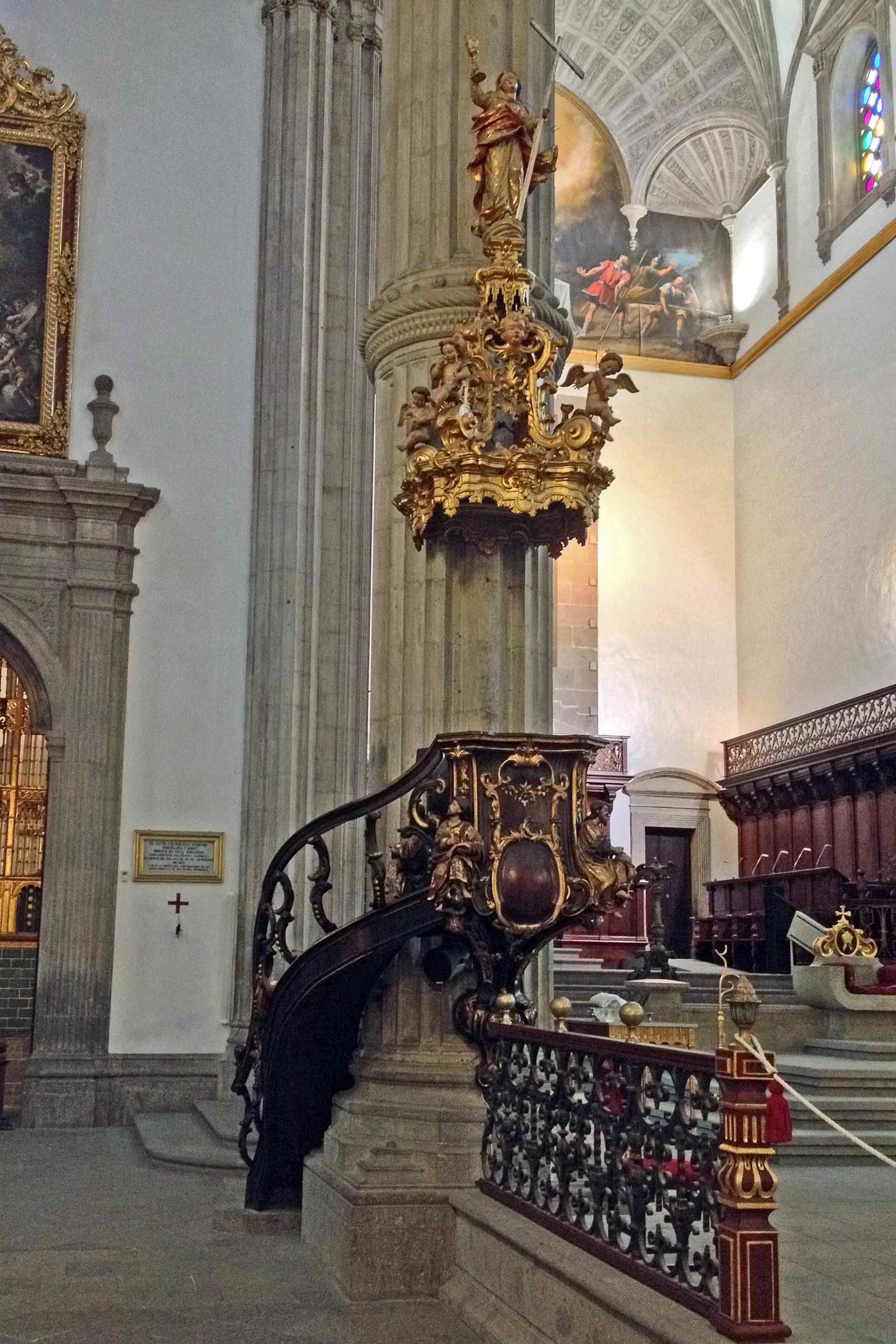 Pulpit at Catedral de Santa Ana, Las Palmas de Gran Canaria