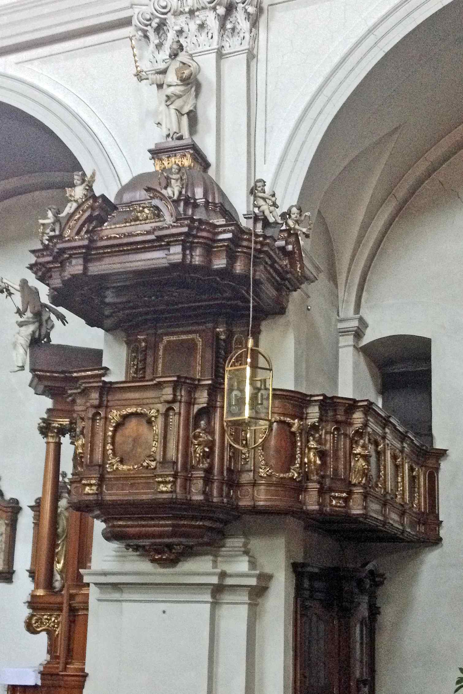 Pulpit at Karmelitenkirche St Maria und St Theodoor, Bamberg