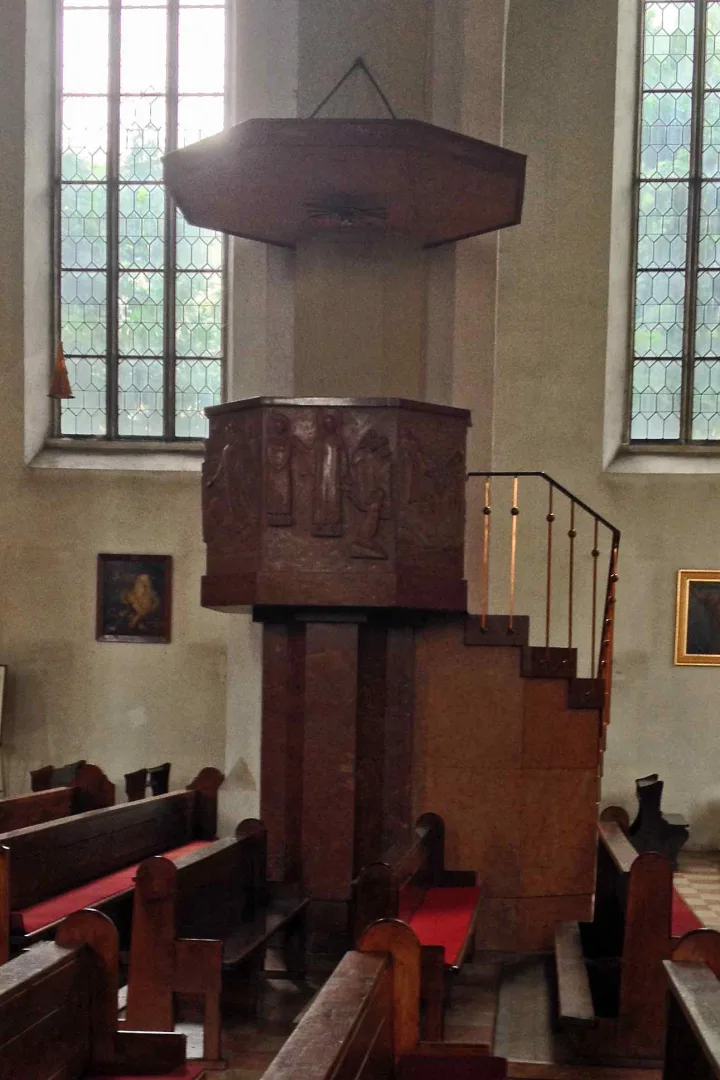Pulpit at Kirche St Andra¤, Salzburg
