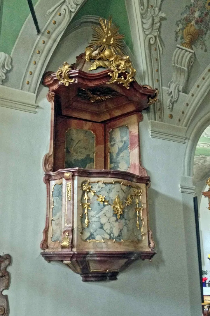 Pulpit at St Johannes am Imberg, Salzburg