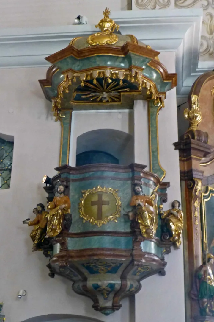 Pulpit at Pfarrkirche St Ägidius, St Gilgen