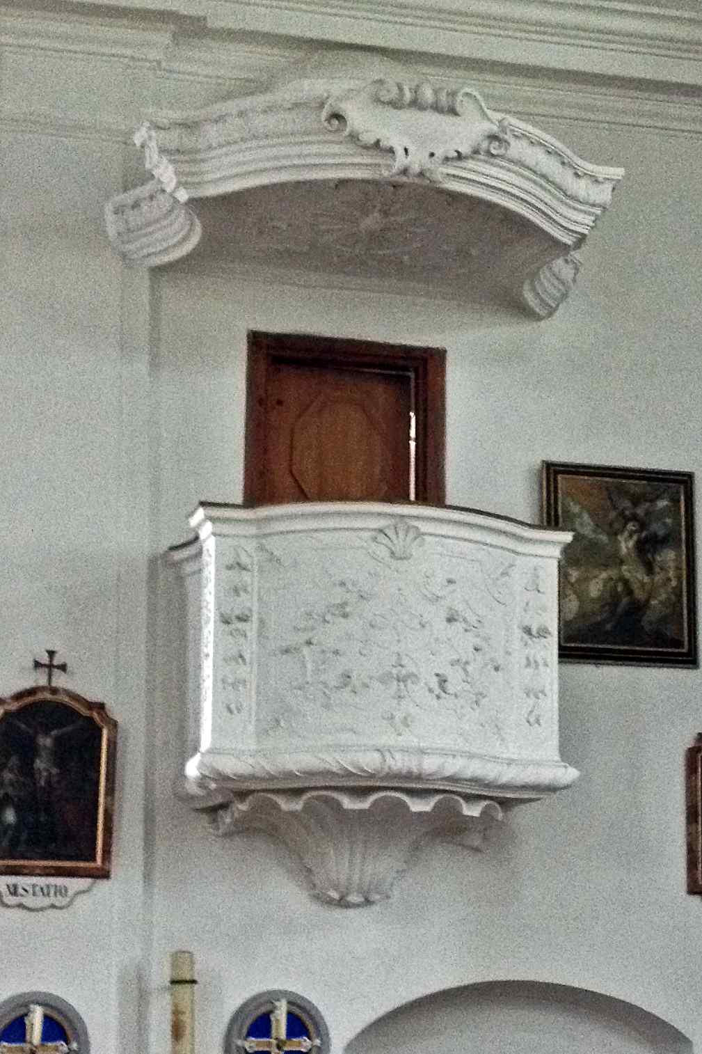 Preekstoel in Wallfahrtskirche Maria¤ Heimsuchung, Marktschellenberg