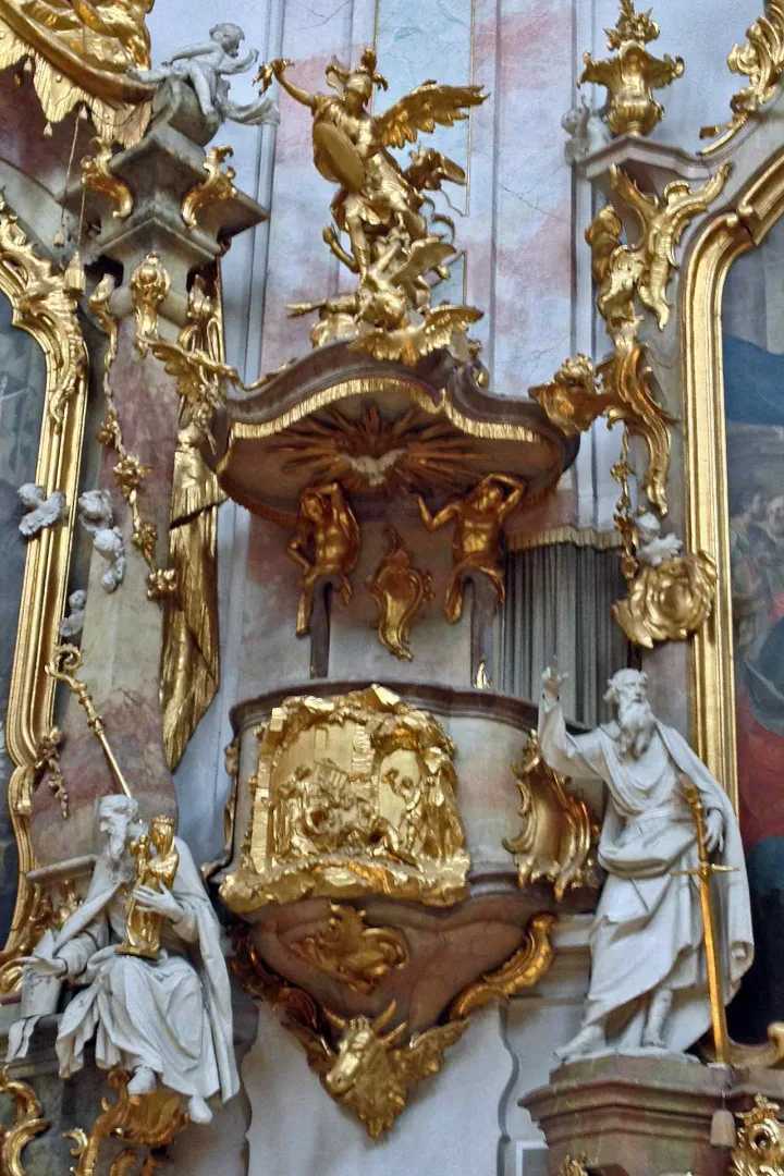 Pulpit at Klosterkirche, Ettal