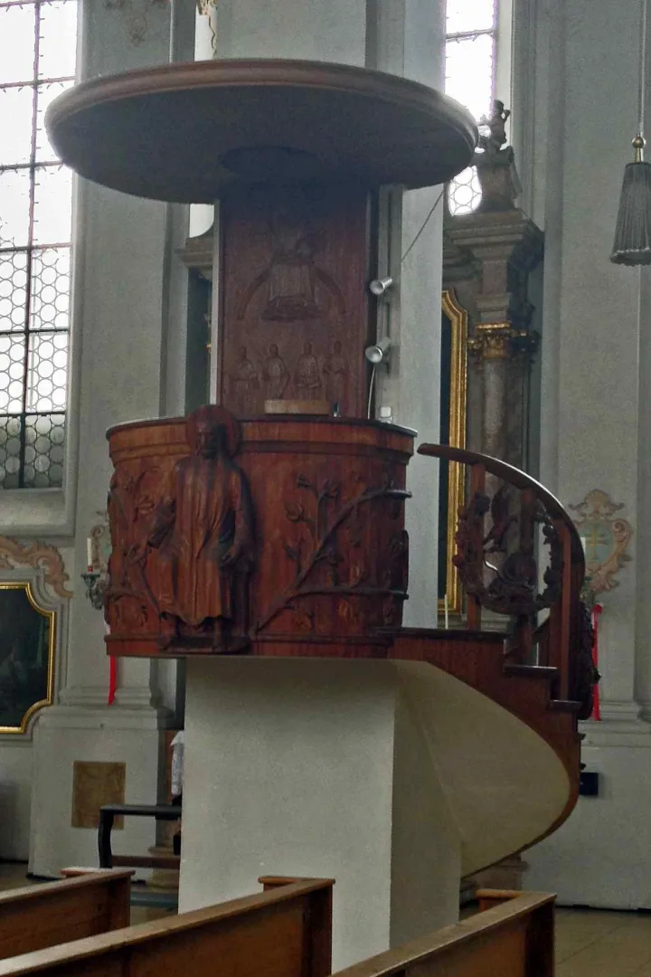 Pulpit at Heilig Geist Kirche, Munchen