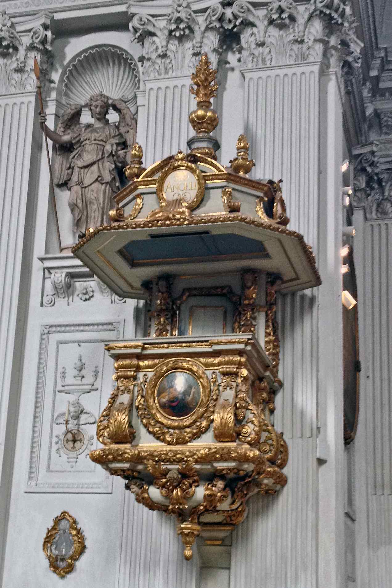 Pulpit at Michaelskirche, Munchen