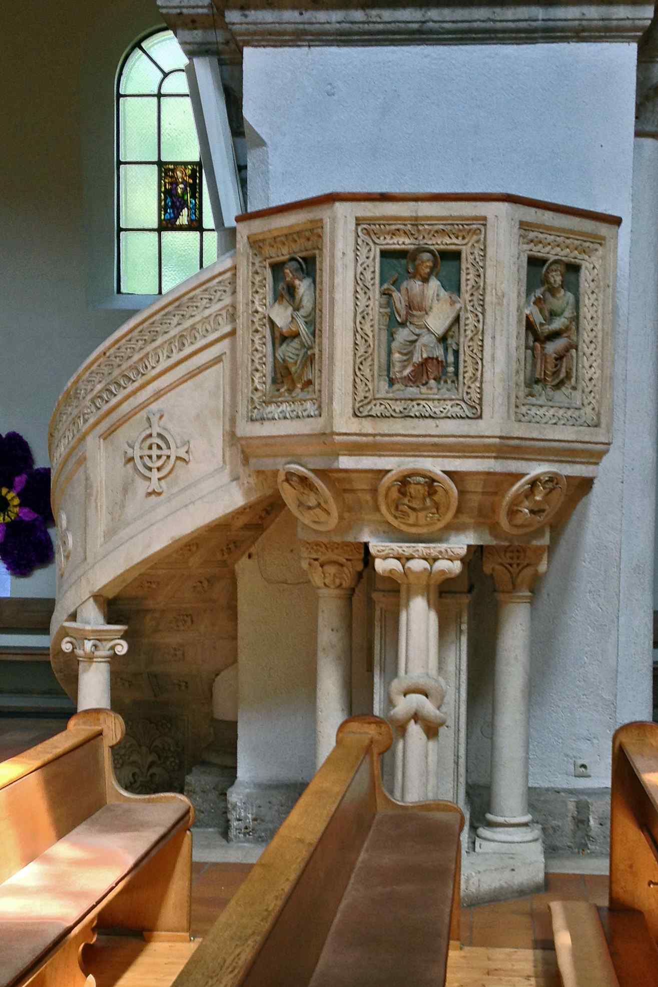 Pulpit at Pfarrkirche St Anna im Lehel, Munchen