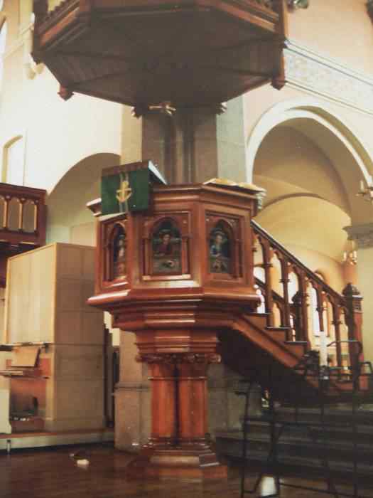 Preekstoel in Sankt Petri Kyrka, Vasterik
