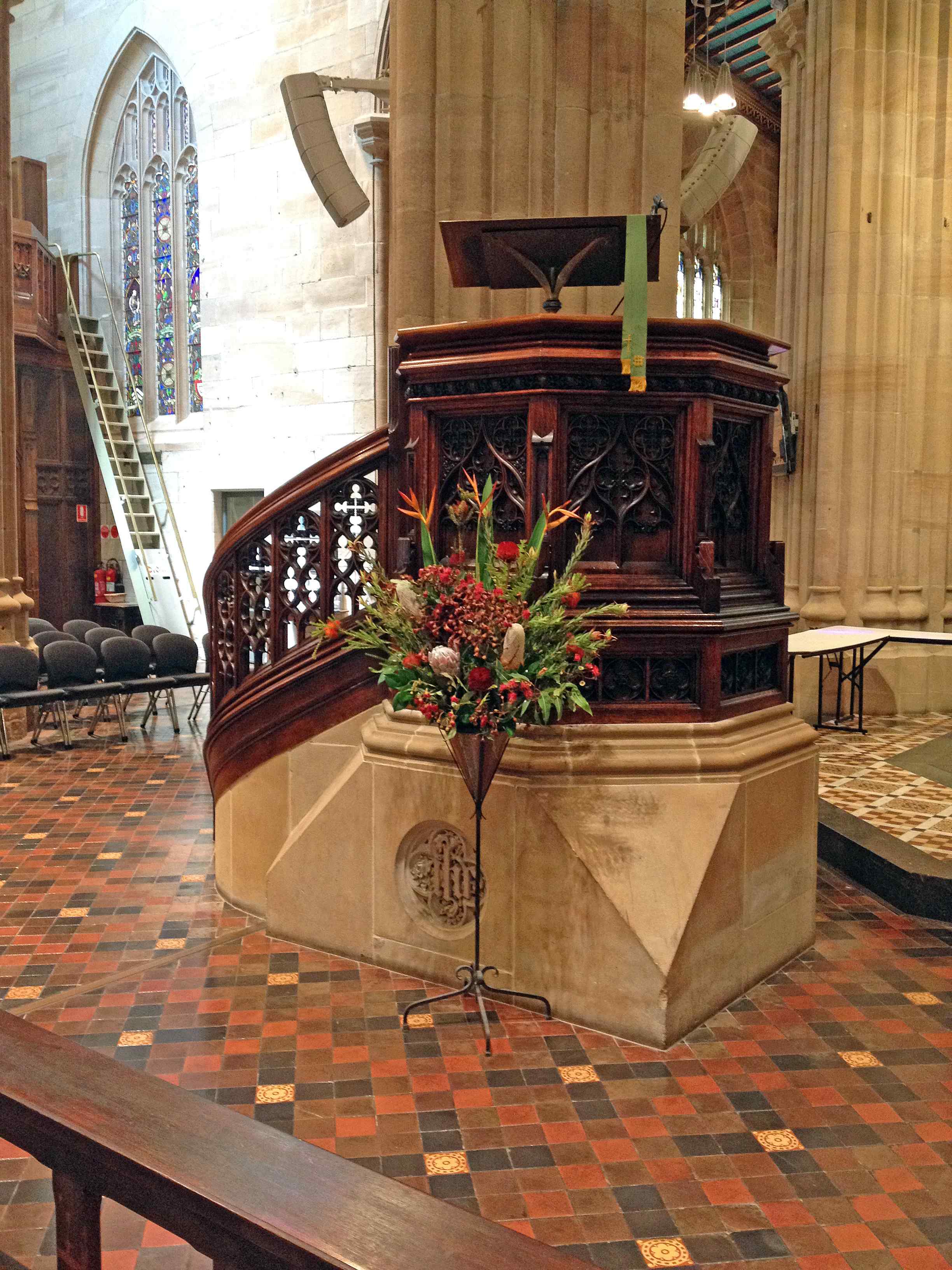 Preekstoel in St Andrews Cathedral, Sydney