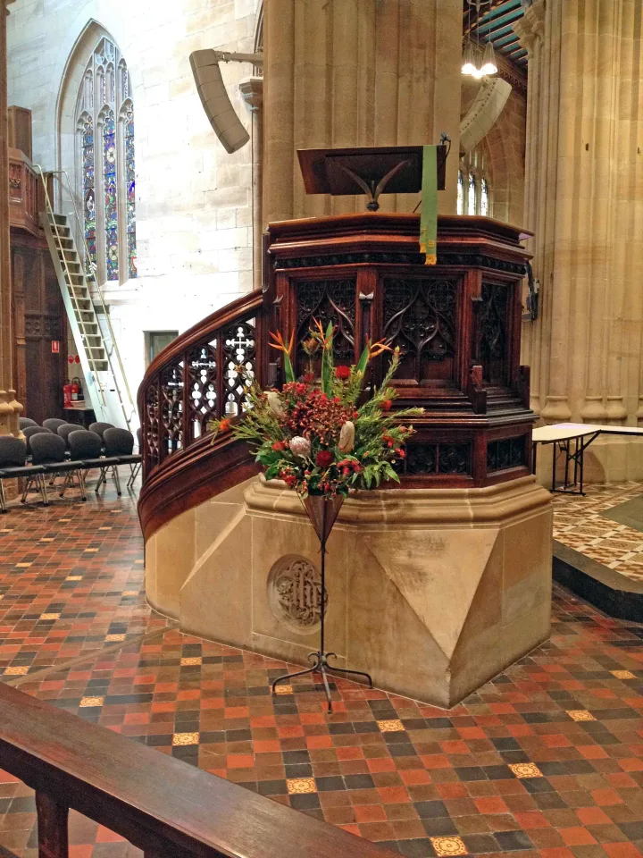 Preekstoel in St Andrews Cathedral, Sydney