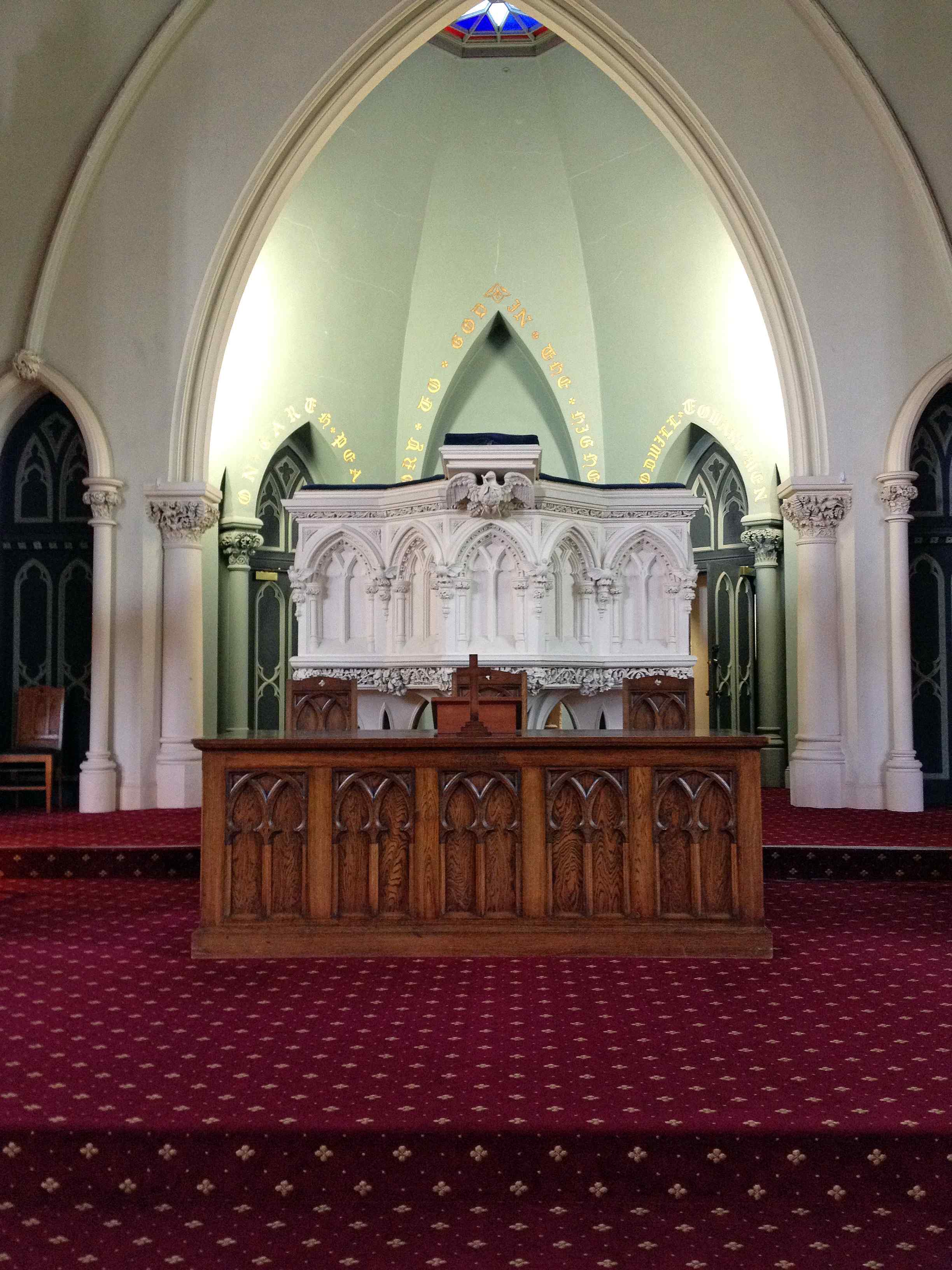 Pulpit at First Church of Otago, Dunedin