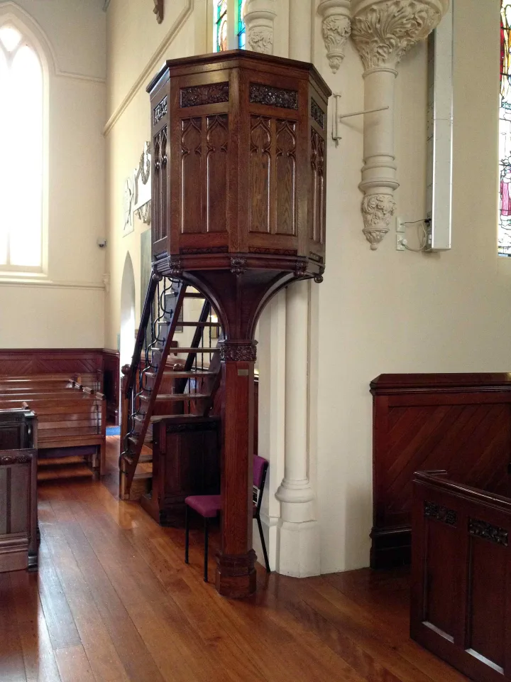 Preekstoel in St Patricks Cathedral, Auckland