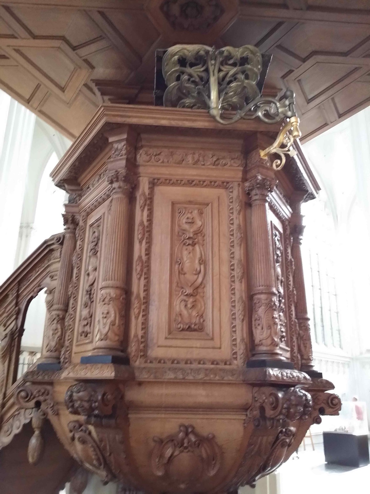 Preekstoel in Stevenskerk, Nijmegen