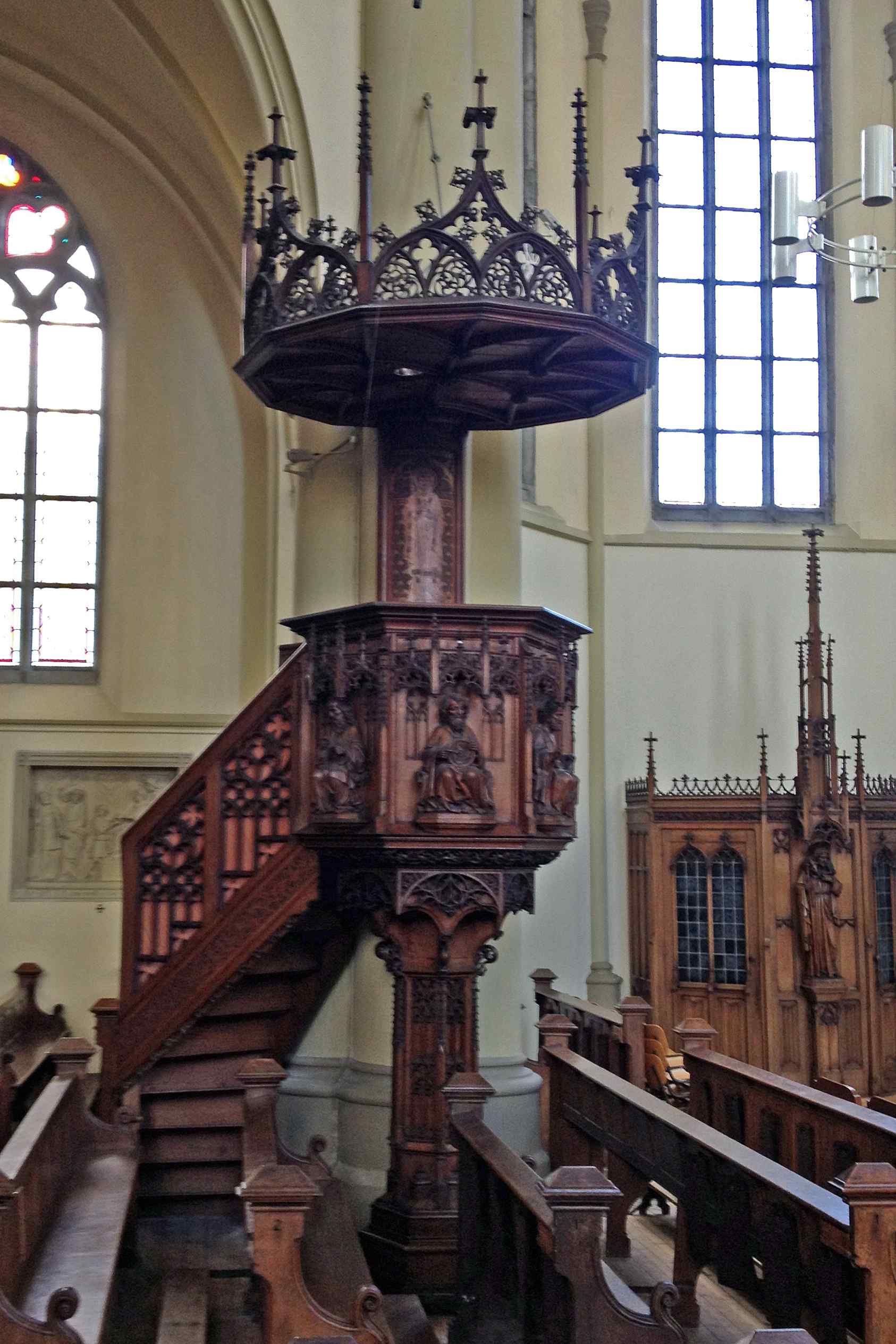 Preekstoel in Sint Michaelkerk, Harlingen