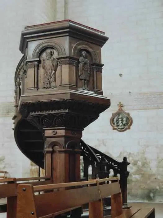 Pulpit at , St. Savin